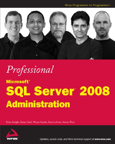 خرید و دانلود نسخه کامل کتاب Professional Microsoft SQL Server 2008 Administration (Wrox Programmer to Programmer) فایل