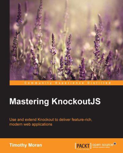 خرید و دانلود نسخه کامل کتاب Mastering KnockoutJS
