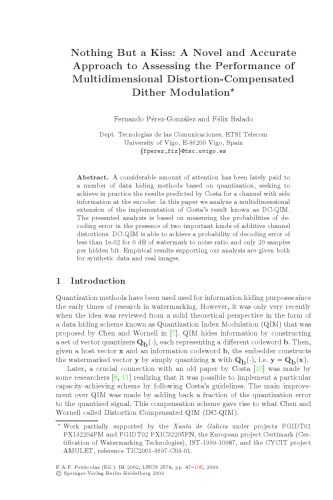 خرید و دانلود نسخه کامل کتاب Multidimensional Distortion-Compensated Dither Modulation فایل مجازی و دانلودی