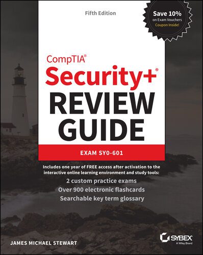 خرید و دانلود نسخه کامل کتاب CompTIA Security+ Review Guide: Exam SY0-601 – 5th Edition فایل مجازی و دانلودی