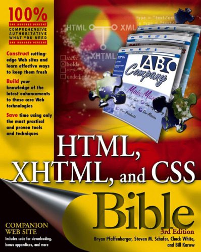 خرید و دانلود نسخه کامل کتاب HTML  XHTML and CSS Bible