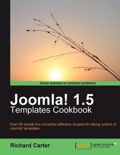 خرید و دانلود نسخه کامل کتاب Joomla! 1.5 Templates Cookbook