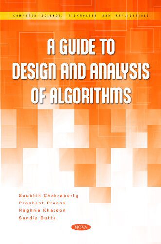 خرید و دانلود نسخه کامل کتاب A Guide to Design and Analysis of Algorithms
