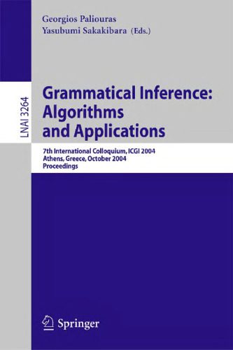خرید و دانلود نسخه کامل کتاب Grammatical Inference: Algorithms and Applications: 7th International Colloquium  ICGI 2004