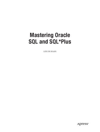 خرید و دانلود نسخه کامل کتاب Mastering Oracle SQL and SQL*Plus فایل مجازی و دانلودی