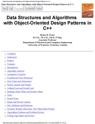 خرید و دانلود نسخه کامل کتاب Data Structures and Algorithms: With Object-Oriented Design Patterns in C++