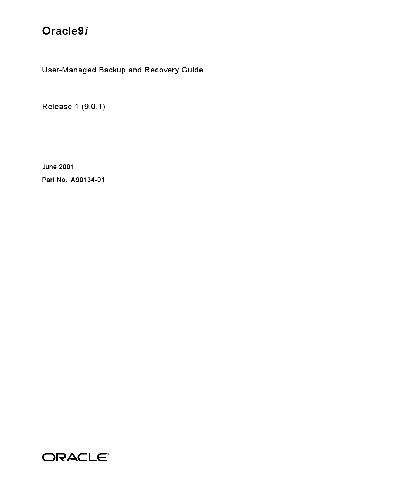 خرید و دانلود نسخه کامل کتاب Oracle 9i. User-Managed Backup and Recovery Guide فایل مجازی و دانلودی