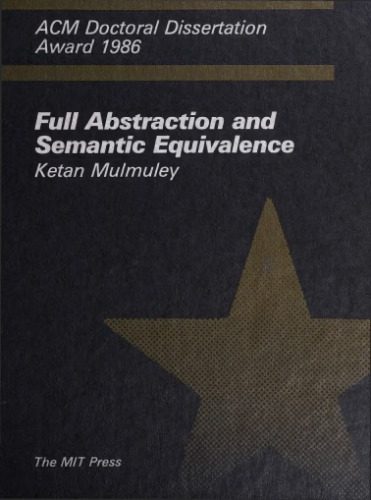 خرید و دانلود نسخه کامل کتاب Full Abstraction and Semantic Equivalence