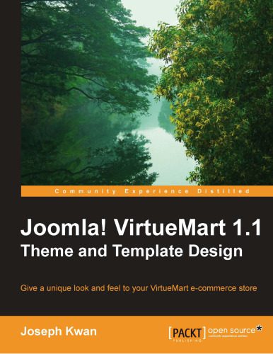 خرید و دانلود نسخه کامل کتاب Joomla! VirtueMart 1.1 Theme and Template Design