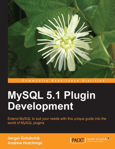 خرید و دانلود نسخه کامل کتاب MySQL 5.1 Plugin Development فایل مجازی و دانلودی