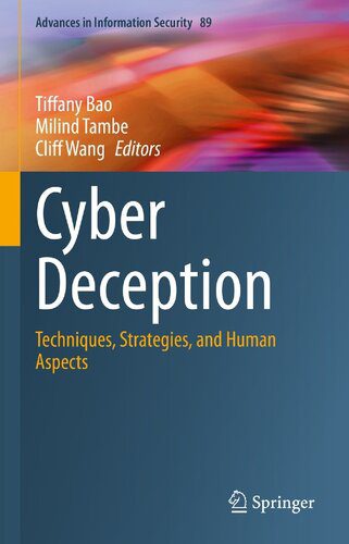 خرید و دانلود نسخه کامل کتاب Cyber Deception: Techniques  Strategies  and Human Aspects فایل مجازی و دانلودی