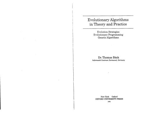خرید و دانلود نسخه کامل کتاب Evolutionary Algorithms in Theory and Practice: Evolution Strategies  Evolutionary Programm