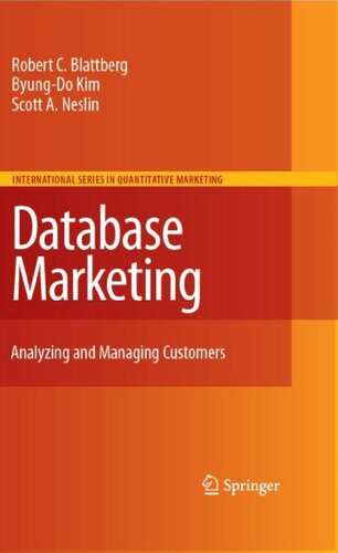 خرید و دانلود نسخه کامل کتاب Database Marketing: Analyzing and Managing Customers فایل مجازی و دانلودی