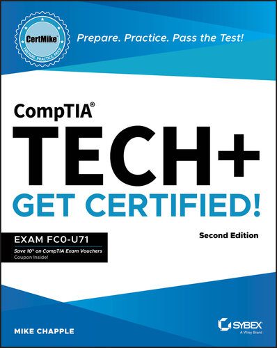 خرید و دانلود نسخه کامل کتاب CompTIA Tech+ CertMike : Prepare. Practice. Pass the Test! Get Certified! Exam FC0-U71 فایل