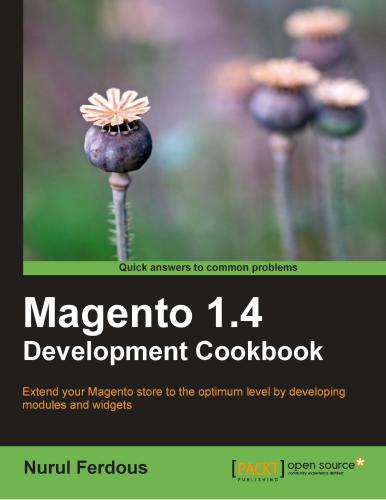 خرید و دانلود نسخه کامل کتاب Magento 1.4 Development Cookbook