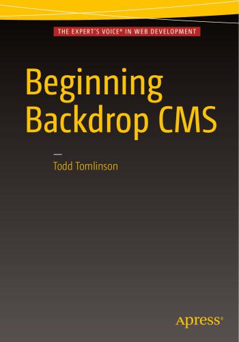 خرید و دانلود نسخه کامل کتاب Beginning Backdrop CMS