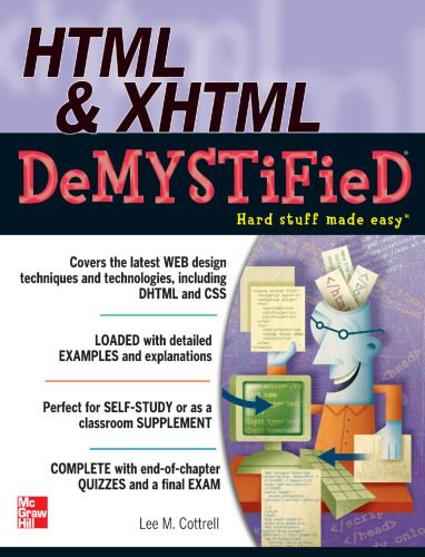 خرید و دانلود نسخه کامل کتاب HTML & XHTML DeMYSTiFieD