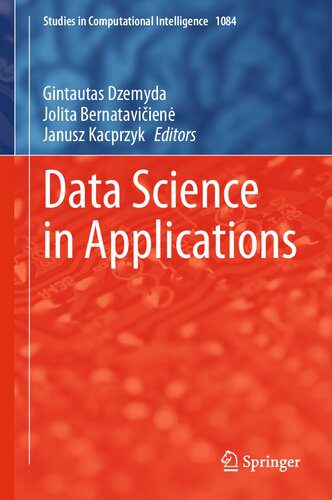 خرید و دانلود نسخه کامل کتاب Data Science in Applications فایل مجازی و دانلودی