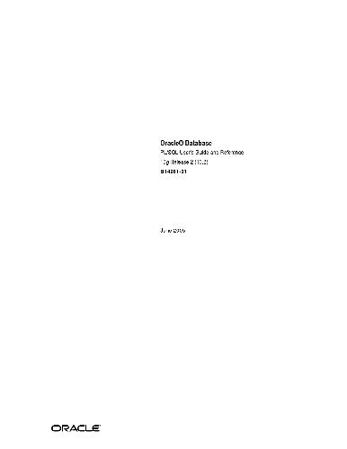 خرید و دانلود نسخه کامل کتاب Oracle Database PL/SQL User s Guide and Reference 10g (10.2) فایل مجازی و دانلودی