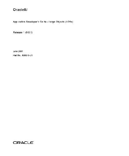 خرید و دانلود نسخه کامل کتاب Oracle 9i. Application Developers Guide – Large Objects (LOBs) فایل مجازی و دانلودی