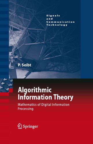 خرید و دانلود نسخه کامل کتاب Algorithmic Information Theory: Mathematics of Digital Information Processing (Signals and