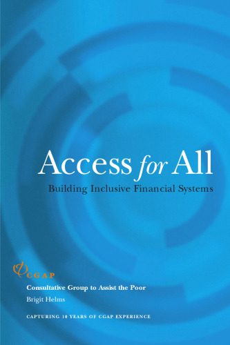 خرید و دانلود نسخه کامل کتاب Access for All: Building Inclusive Financial Systems فایل مجازی و دانلودی