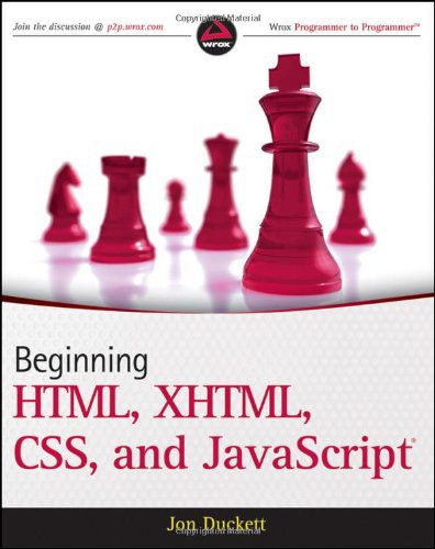 خرید و دانلود نسخه کامل کتاب Beginning HTML  XHTML  CSS  and JavaScript