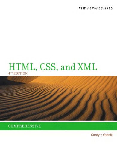 خرید و دانلود نسخه کامل کتاب New Perspectives on HTML  CSS  and XML  Comprehensive  4th Edition