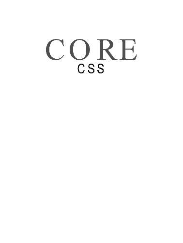 خرید و دانلود نسخه کامل کتاب Core CSS
