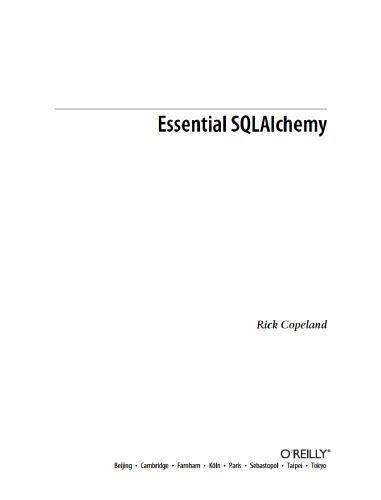 خرید و دانلود نسخه کامل کتاب Essential SQL AIchemy فایل مجازی و دانلودی