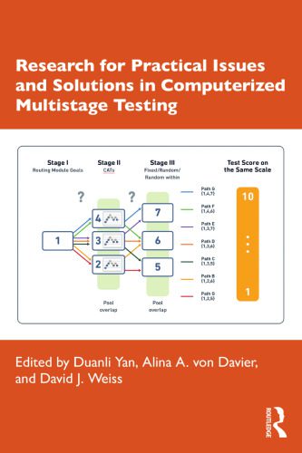 خرید و دانلود نسخه کامل کتاب Research for Practical Issues and Solutions in Computerized Multistage Testing