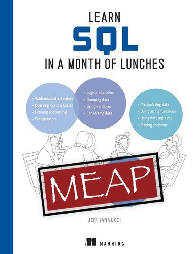 خرید و دانلود نسخه کامل کتاب Learn SQL in a Month of Lunches (MEAP v8) فایل مجازی و دانلودی