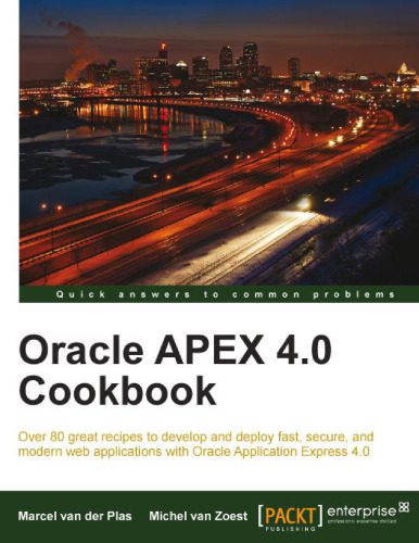 خرید و دانلود نسخه کامل کتاب Oracle APEX 4.0 Cookbook فایل مجازی و دانلودی