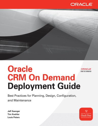 خرید و دانلود نسخه کامل کتاب Oracle CRM On Demand Deployment Guide فایل مجازی و دانلودی