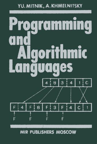 خرید و دانلود نسخه کامل کتاب Programming and Algorithmic Languages