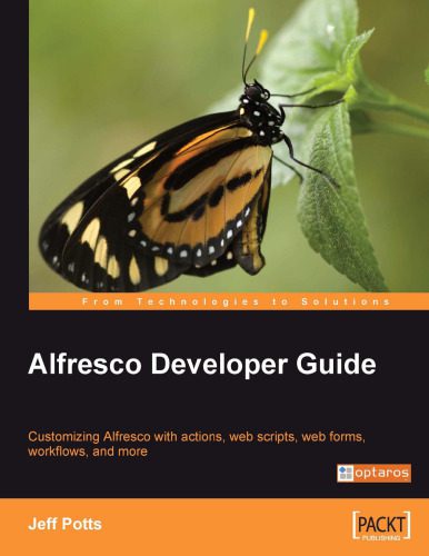 خرید و دانلود نسخه کامل کتاب Alfresco Developer Guide