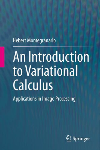 خرید و دانلود نسخه کامل کتاب An Introduction to Variational Calculus: Applications in Image Processing فایل مجازی و دانل