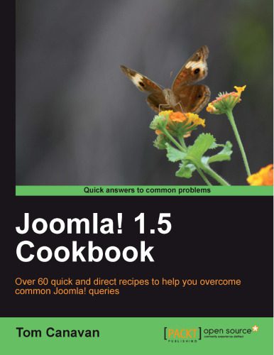 خرید و دانلود نسخه کامل کتاب Joomla! 1.5 Cookbook