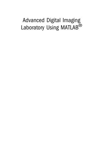 خرید و دانلود نسخه کامل کتاب Advanced Digital Imaging Laboratory Using MATLAB فایل مجازی و دانلودی