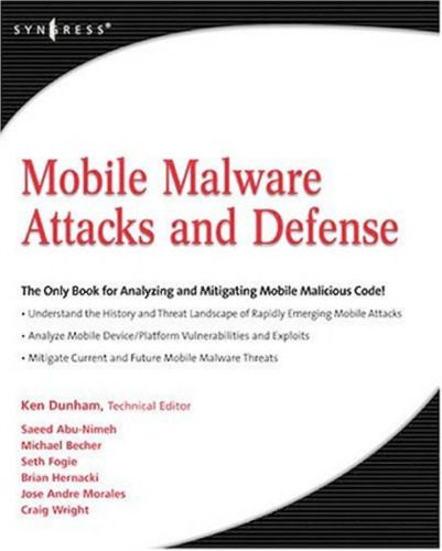خرید و دانلود نسخه کامل کتاب Mobile Malware Attacks and Defense فایل مجازی و دانلودی