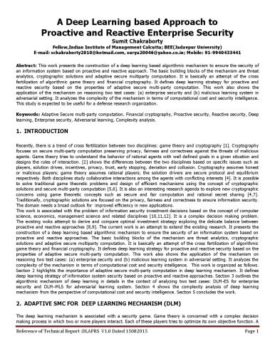 خرید و دانلود نسخه کامل کتاب A Deep Learning based Approach to Proactive and Reactive Enterprise Security فایل مجازی و
