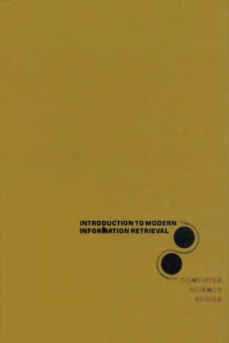 خرید و دانلود نسخه کامل کتاب Introduction to Modern Information Retrieval فایل مجازی و دانلودی