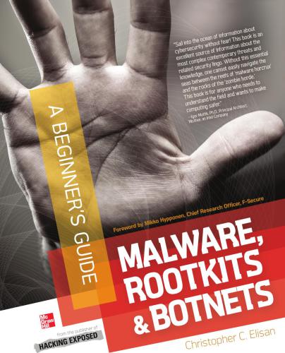 خرید و دانلود نسخه کامل کتاب Malware  Rootkits & Botnets A Beginner s Guide فایل مجازی و دانلودی