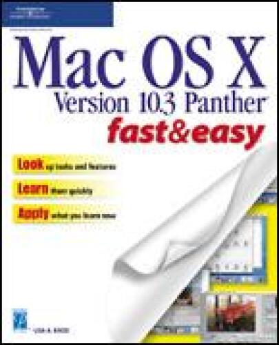 خرید و دانلود نسخه کامل کتاب Mac OS X Version 10.3 Panther fast & easy فایل مجازی و دانلودی