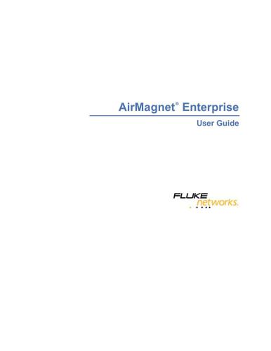 خرید و دانلود نسخه کامل کتاب AirMagnet Enterprise. User Guide فایل مجازی و دانلودی
