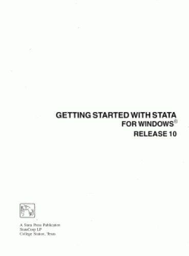 خرید و دانلود نسخه کامل کتاب Getting Started With Stata for Windows فایل مجازی و دانلودی