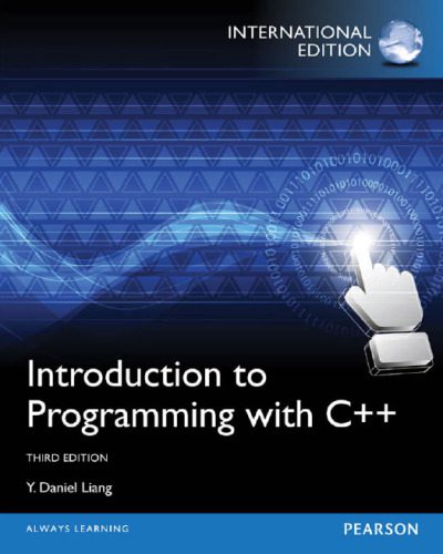 خرید و دانلود نسخه کامل کتاب Introduction to Programming with C++ فایل مجازی و دانلودی