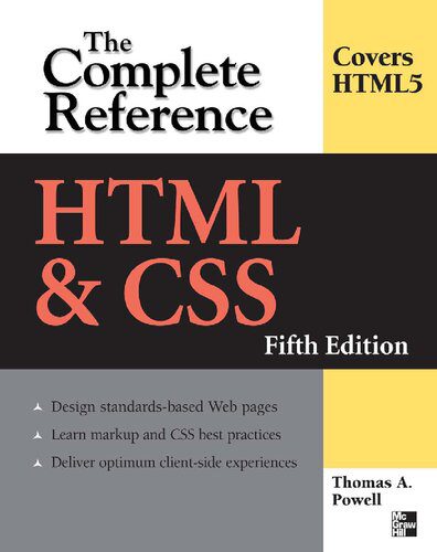 خرید و دانلود نسخه کامل کتاب HTML & CSS: The Complete Reference فایل مجازی و دانلودی