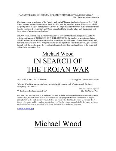 خرید و دانلود نسخه کامل کتاب In Search of the Trojan War (Plume) فایل مجازی و دانلودی