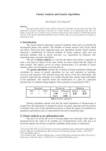 خرید و دانلود نسخه کامل کتاب Cluster Analysis and Genetic Algorithms فایل مجازی و دانلودی